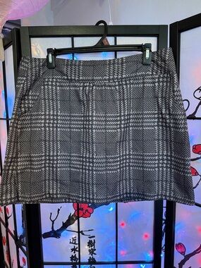 Lady Hagen Classic Gray Plaid Golf/Athletic Skort
